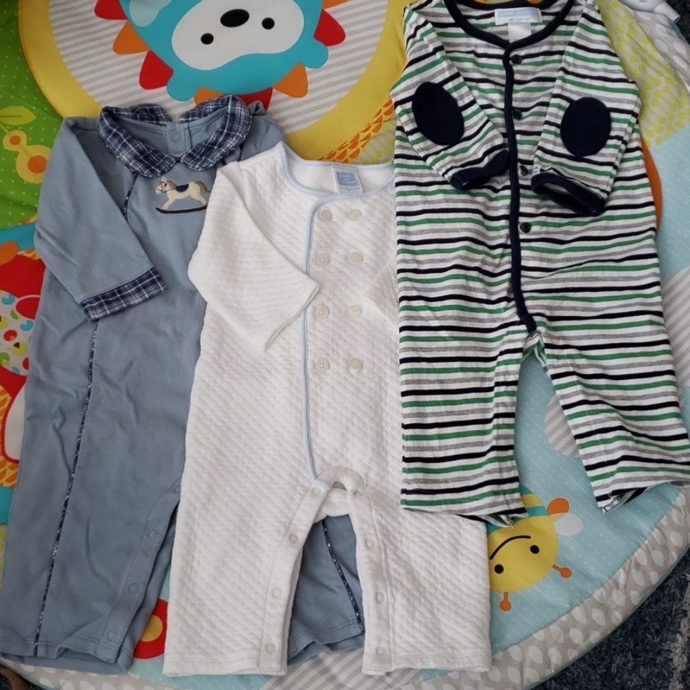 Janie and Jack lot of 3 coveralls